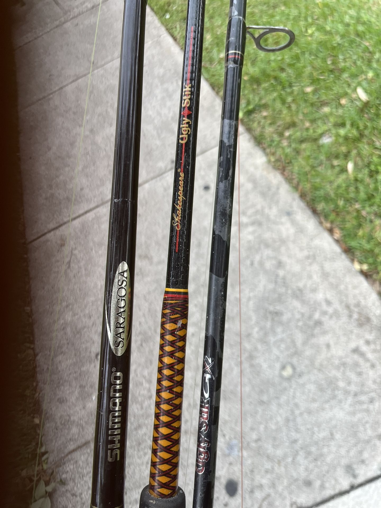 Fishing Rods In Good Condition 