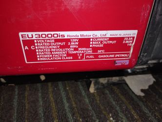 Honda generator 3000 watts