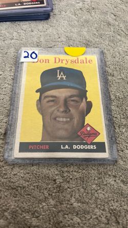 Don Drysdale L.A. Dodgers Vintage Baseball Card