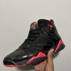 Women's Air Jordan 7 Retro 'Black Gloss’ 