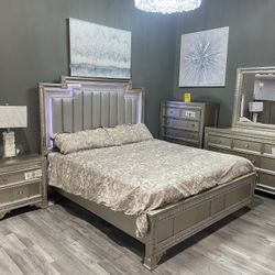 KING LED BEDROOM SET