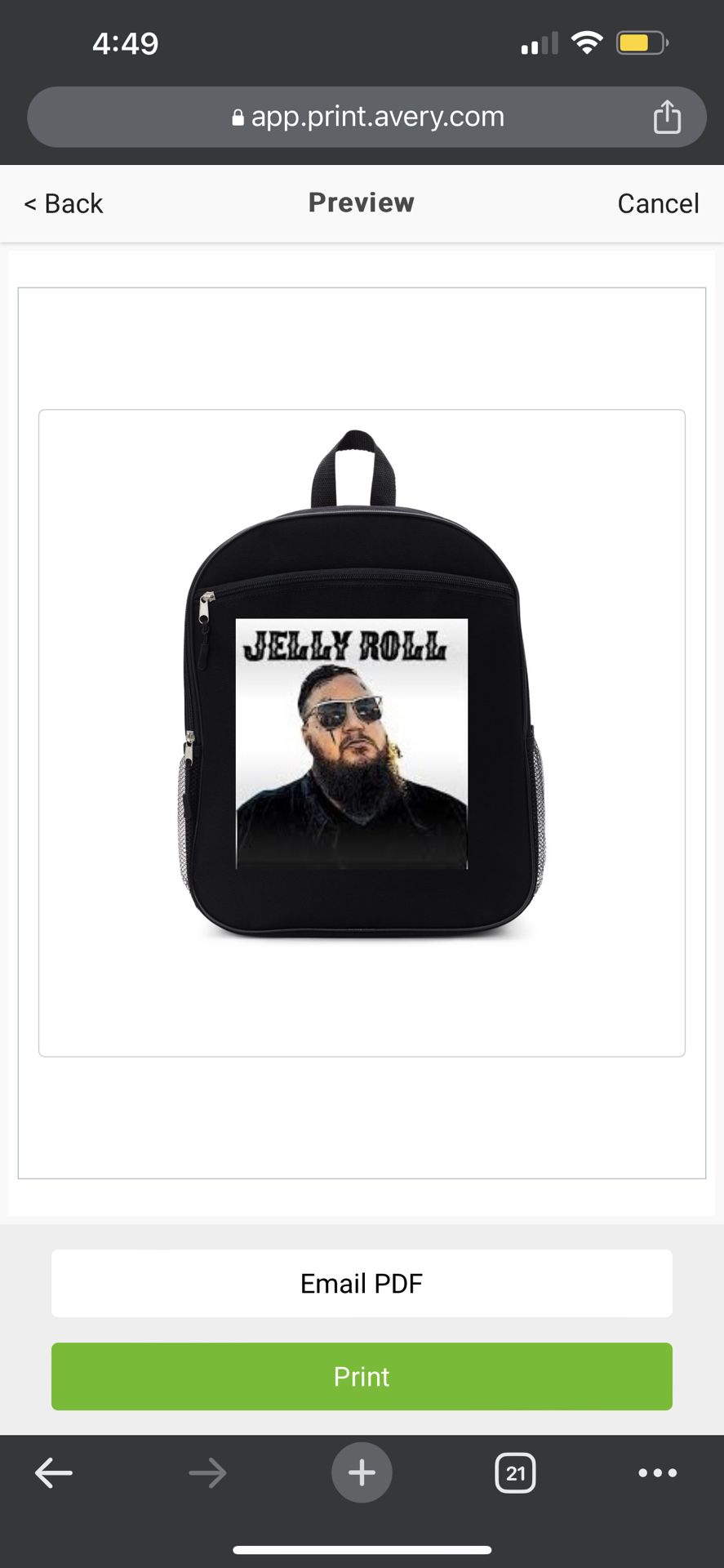 Jelly Roll Backpack 