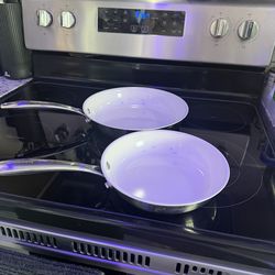 Ceramic frying pan set