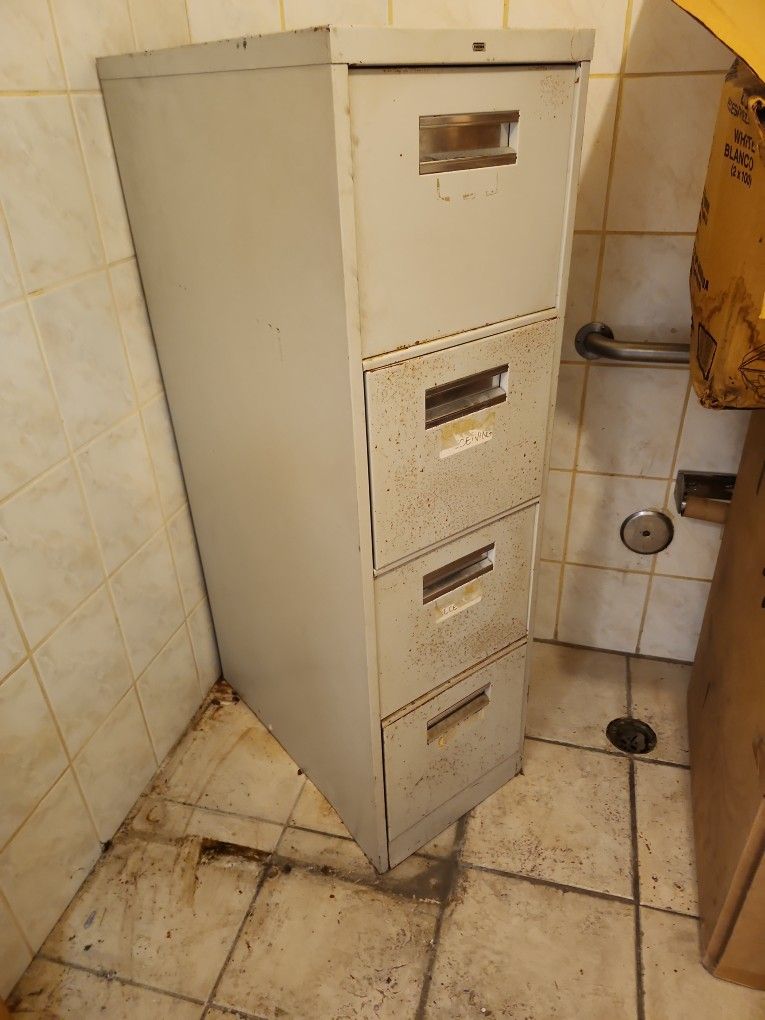 Filing Cabinet 4 Drawer Heavy Duty Office Filing Cabinet