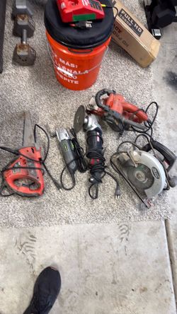 Lot of 5 Corded Power Tools