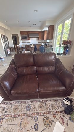 Leather sofa