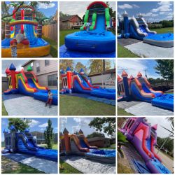 Water Slide Toro Mecanico Sillas Mesas Carpas Brincolin
