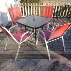 Patio Chairs And Table