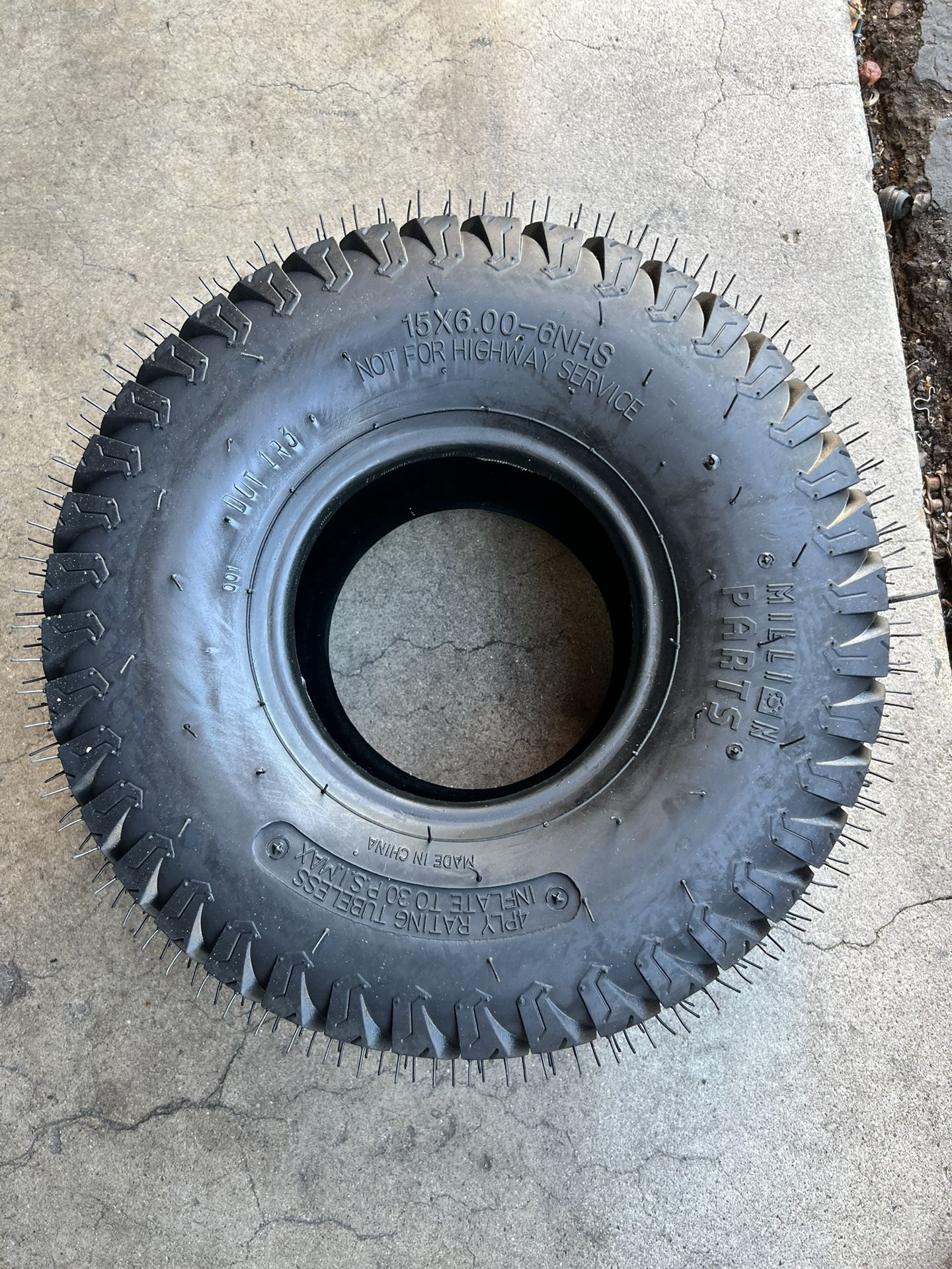 Brand New Tire 15x6-6 6 inch Mini Bike Motovox Doodlebug CC100X 15x6.00-6 Minibike Minibikes Mini Bikes
