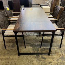 brand new 5-pcs table set 71*31 inch table with 4 chairs  $299  📍 Warehouse Address: 2745 Boone St Columbia, SC 29204 (Behind DOLLAR TREE)  🕙 Busine