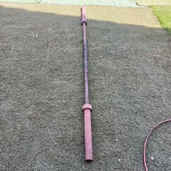 Used work out weight bar