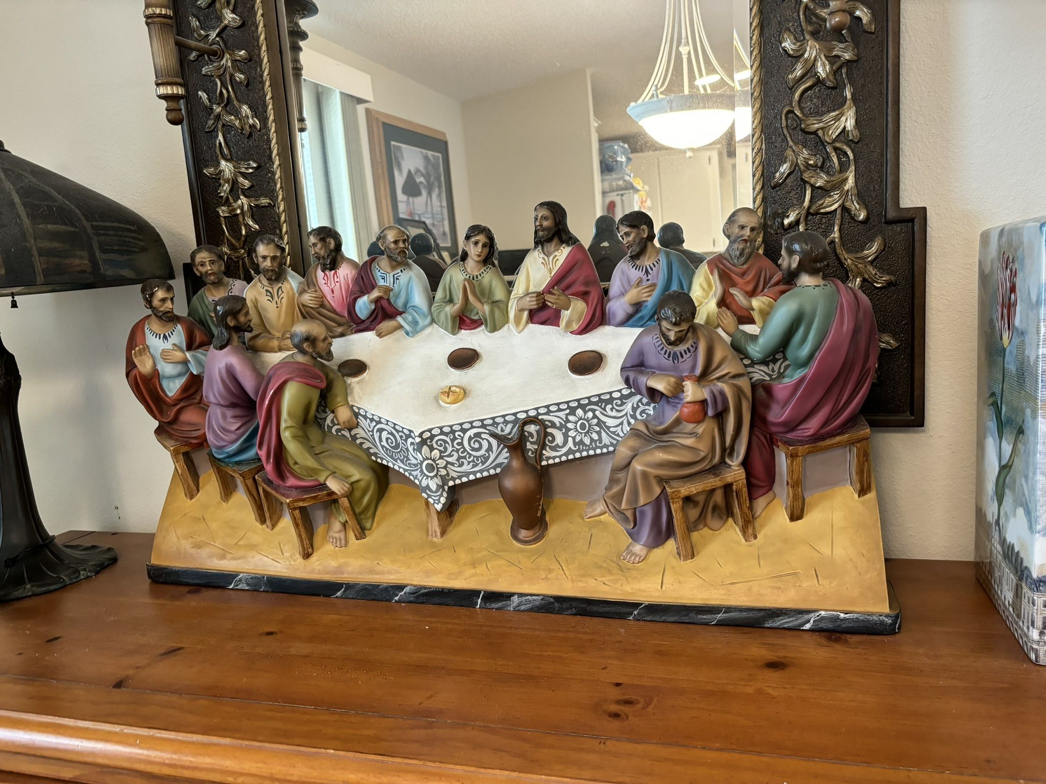 Large Vintage 3D Last Supper
