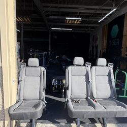 OEM ford transit rear seats  Wheel well row. 2 plus 1