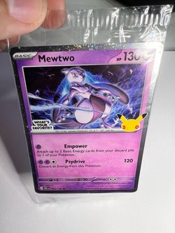 30th anniversary promo card Mewto Pokémon Card 063/128 Holo