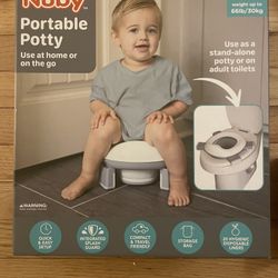 Nuby portable potty seat still in box