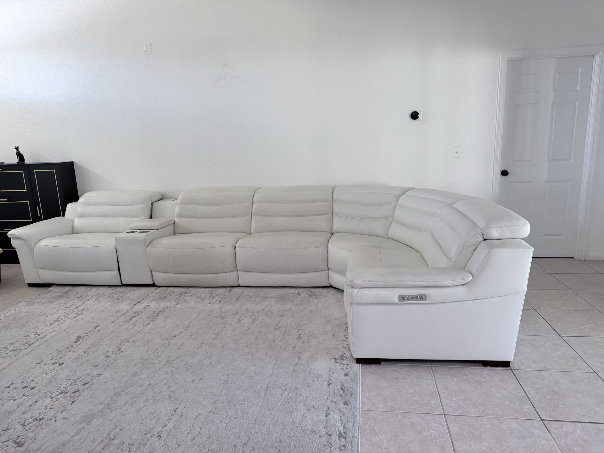 City Furniture Leather sectional 