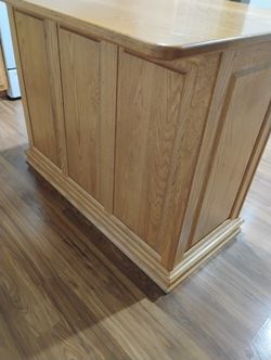 Solid Wood Rollaway Island 