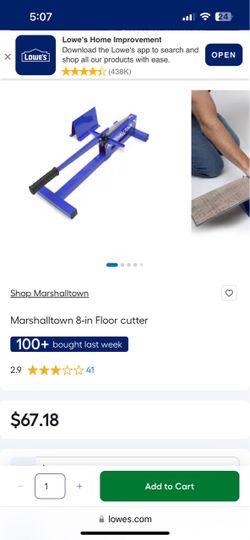 Flooring cutter