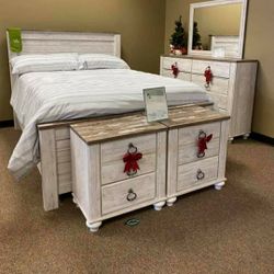 Willowton Whitewash Panel Bedroom Set

by Ashley Furniture