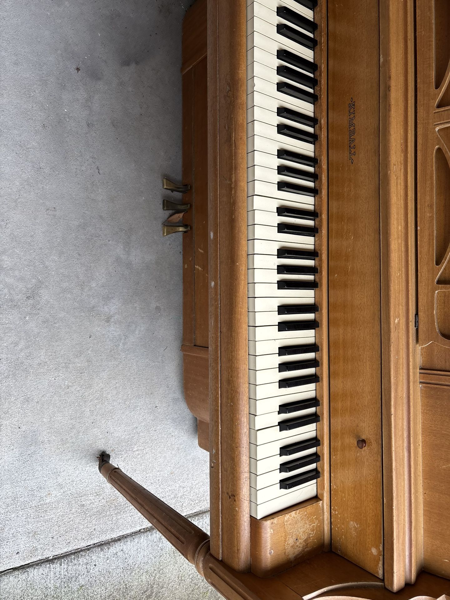Free Kimball Upright Piano