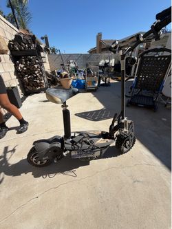 Electric Scooter with a Seat
