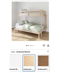 Brand New Twin Over full Wood Bunk Bed!!!