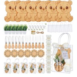 Honeydak 49 Pcs Bear Baby Shower