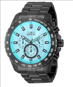 New Invicta Speedway Delta Shift Men's Watch 48mm. Black with Blue Dial (50563)