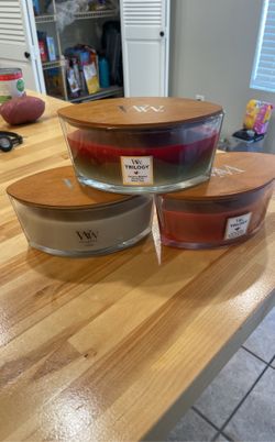 WW Trilogy Wood Crackling Scented Candles
