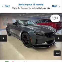 2023 Chevr Camaro Convertible 