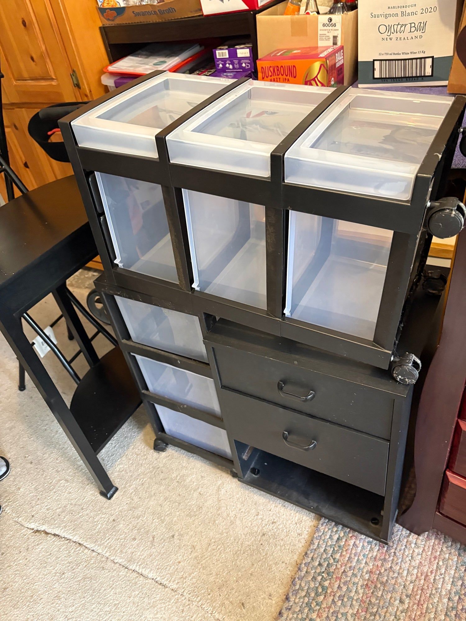 Plastic Three Drawer Organizer