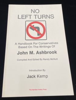 No Left Turns by John M. Ashbrook Conservative Politics Paperback