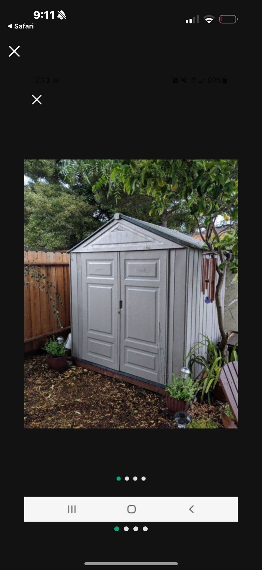 Rubbermaid Shed