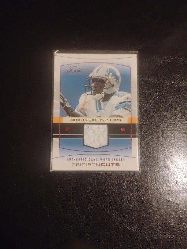 Carlos Rodgers Numbered Patch Card