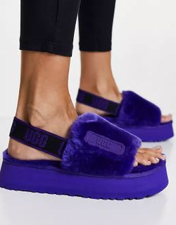 UGG disco Slides Deep Purple 9
