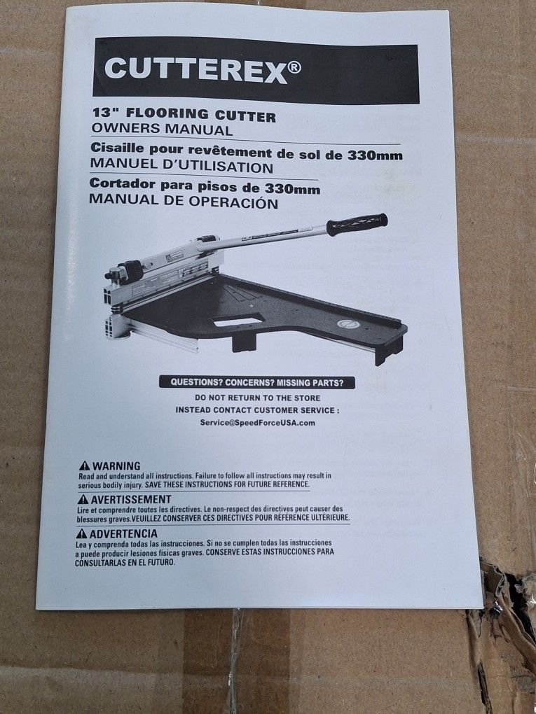 CUTTEREX flooring Cutter