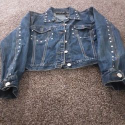 Vintage No Boundaries Jean Jacket. Only Worn A Couple Times 