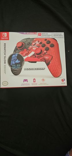PDP Rematch Glow Mario Kart Wireless Nintendo Switch Controller