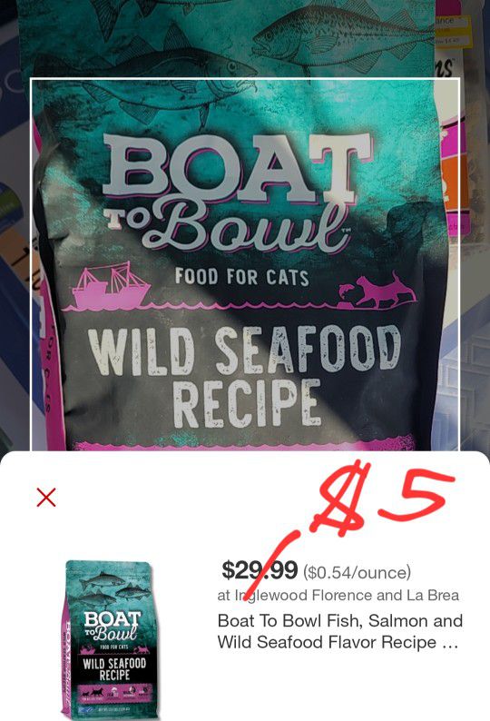 Cat Food By Boat To Bowl