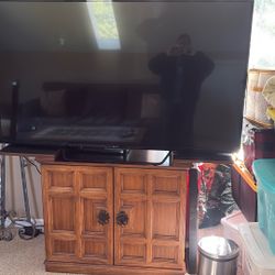 Sony 65” LED 2015 Flatscreen TV And Media Cabinet $350