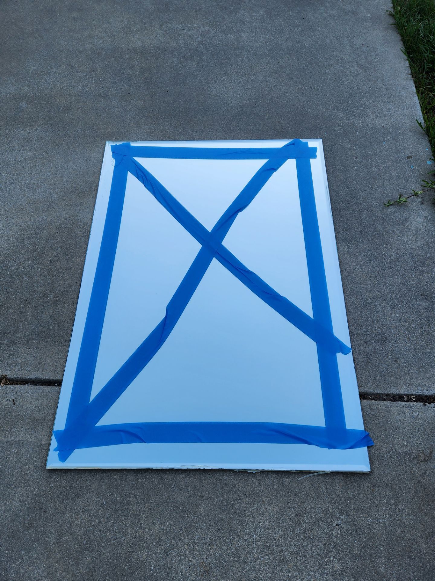 Large wall mirror 30x42 sturdy and ready for transport