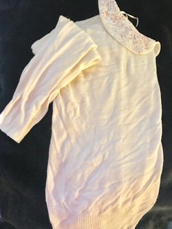 White sparkling sweater H&M