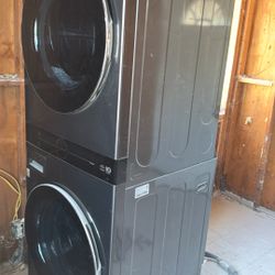 stackable front-load washer & dryer set (LG)