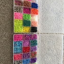 🎨 Rubber Band Bracelet/Necklace Making Kit – Barely Used – Tons of Colors!