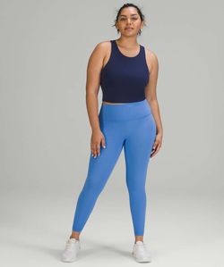 Lululemon Wunder Train High-Rise Tight 25" Blue Nile- Size 18