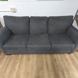 Modern Grey Fabric Couch