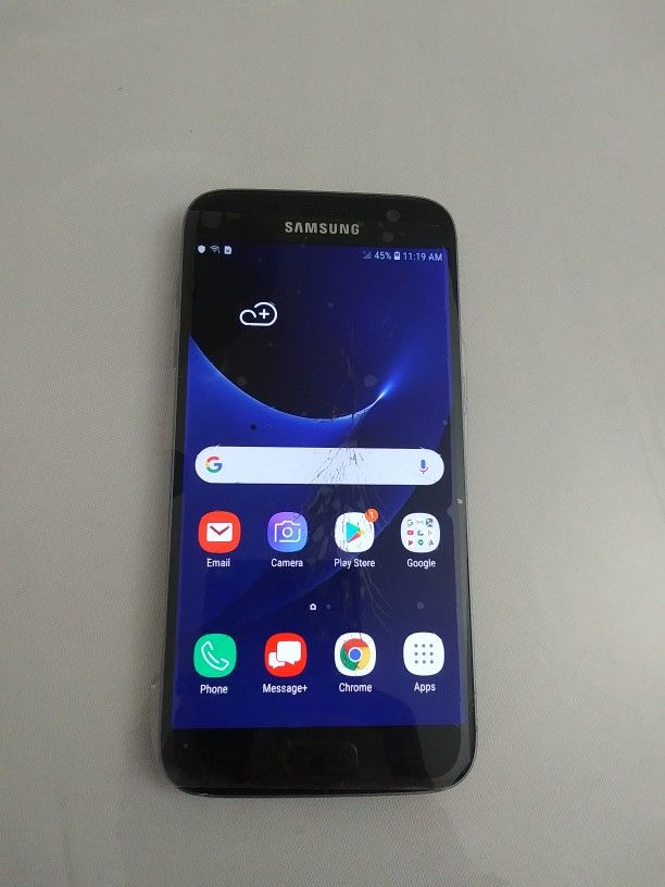 SAMSUNG GALAXY S7 ""GLASS CRACKED"" Any SIM Any Country Android Phone
