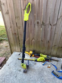 Sun Joe Electric Pole Saw & Hedge Trimmer Set