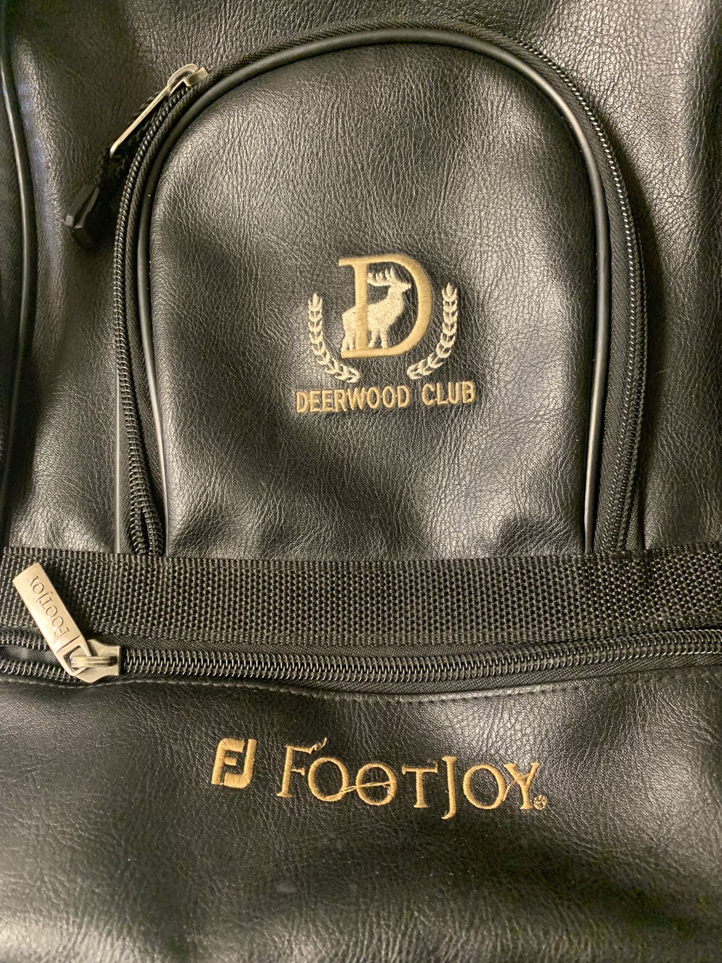 Golf Leather Shoe Bag