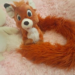 Fox And The Hound Tod Long Tail Plushie Disney